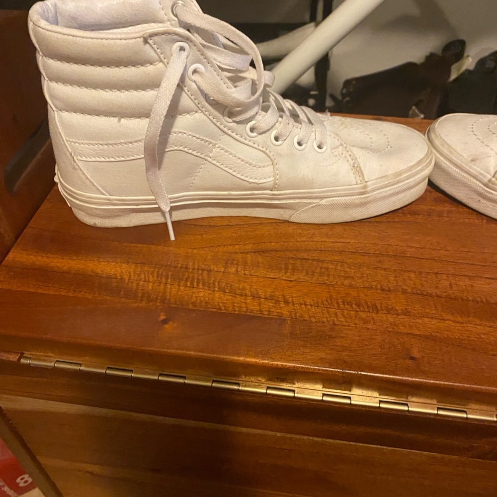 White High-Top Sneakers